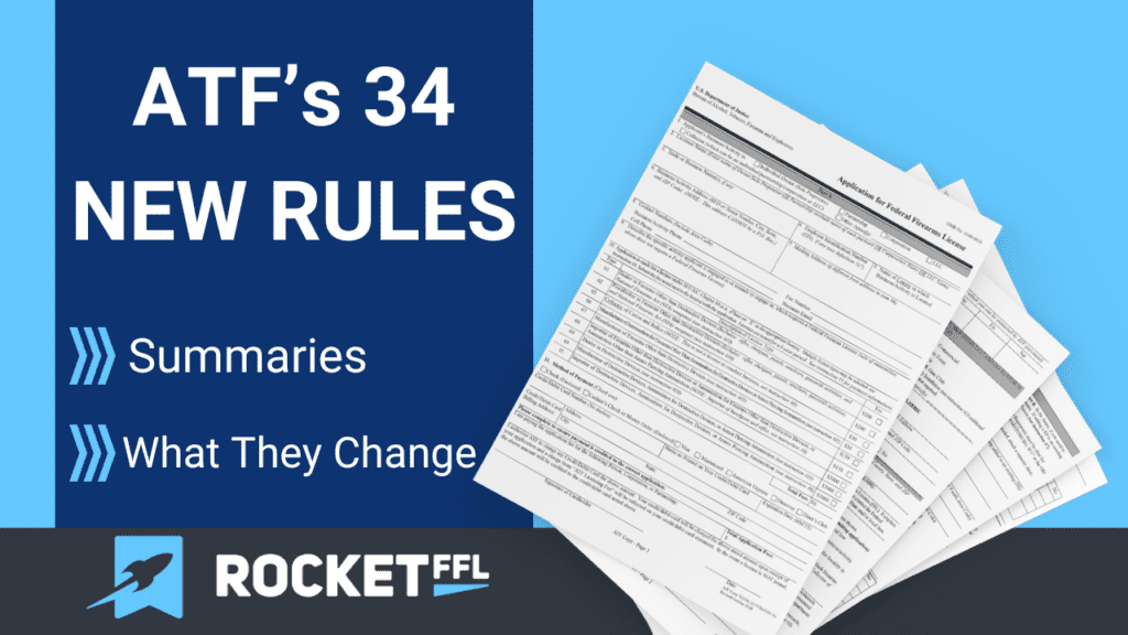 BREAKING: ATF's Landmark 34 Rule Package - RocketFFL